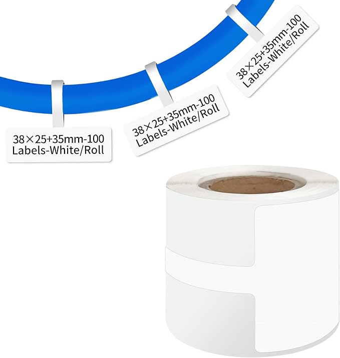 100 Pcs Cable Labels by PUQU