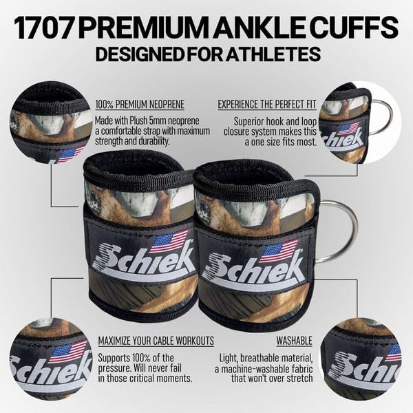 Schiek Sports 1707 Ankle Cuffs - Image 3