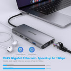 WAVLINK USB C Docking Station Dual Monitor - Image 3