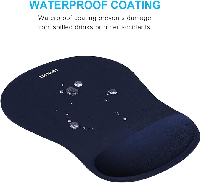 TECKNET 2 Pack Mouse Pad with Wrist Support, Ergonomic Gaming Mouse Pad Pain - Image 6
