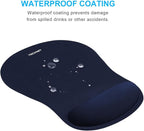 TECKNET 2 Pack Mouse Pad with Wrist Support, Ergonomic Gaming Mouse Pad Pain - Image 6