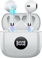 Wireless Earbuds, 40H Playback Mini Case IP7 Waterproof Sports Earphones by Jxrev
