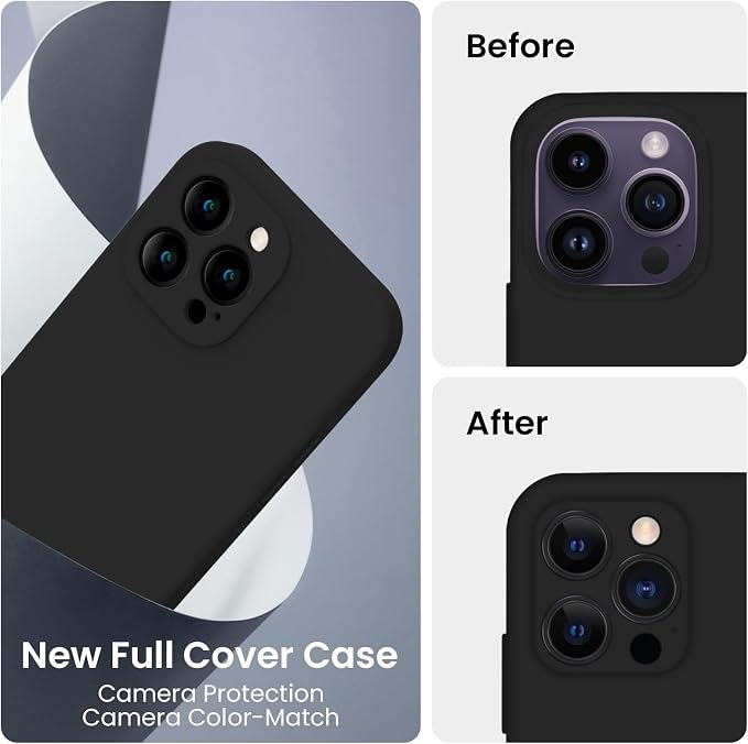 FireNova for iPhone 14 Pro Case, Silicone Upgraded Phone Case with, Soft - Image 3
