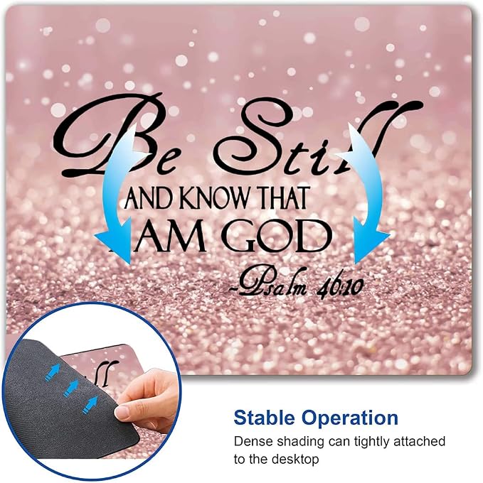 Mouse Pad, Premium-Textured Mouse Mat, Non-Slip Rubber Base Mousepad - Image 6
