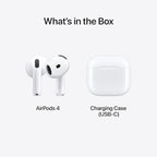 Apple AirPods 4 Wireless Earbuds, Personalized Spatial Audio, Sweat and Water - Image 6