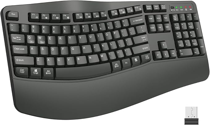 EDJO Ergonomic Wireless Keyboard by EDJO