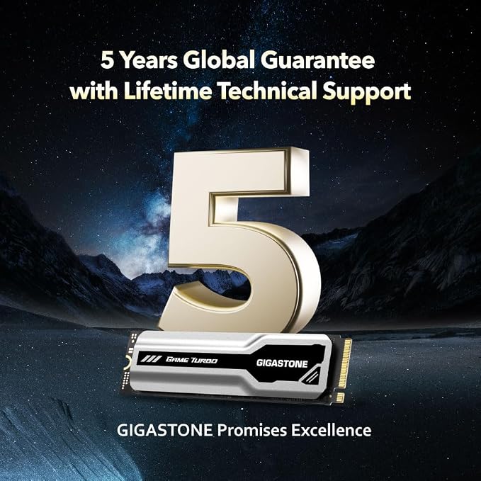 Gigastone M.2 SSD 500GB PCIe 3.0 NVMe SSD 3, 000MB/s Internal Gaming Solid - Image 6