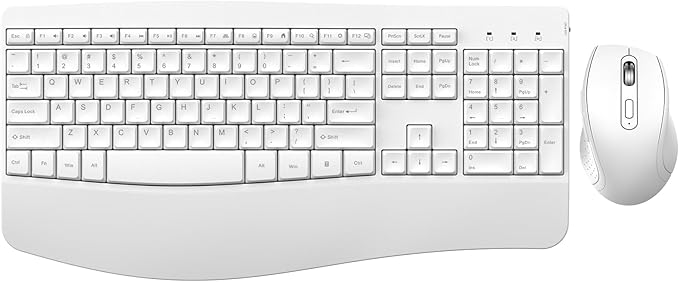 Ergonomic Keyboard and Mouse Combo by Peious