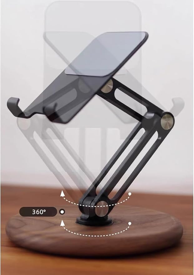 iPhone Stand for Desk, Phone Stand Adjustable Foldable, Cell Phone Holder 360 ° - Image 7