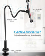 woleyi Gooseneck Tablet Holder for Bed, Flexible Long Arm Tablet Mount for Desk - Image 3