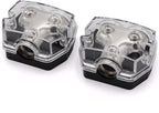 2 Way Power Distribution Block 1x 0 GA in 2X 0 GA Out Circuit Protector - Image 4