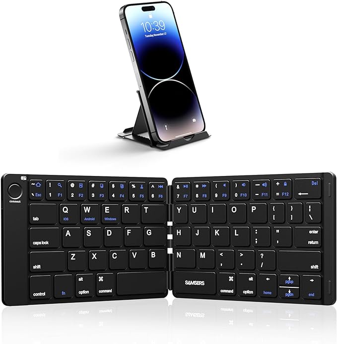 Samsers Foldable Bluetooth Keyboard by HOME