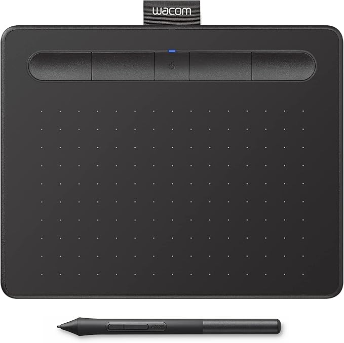 Wacom Intuos Small Bluetooth Graphics Drawing Tablet, 4 Customizable ExpressKeys by Wacom