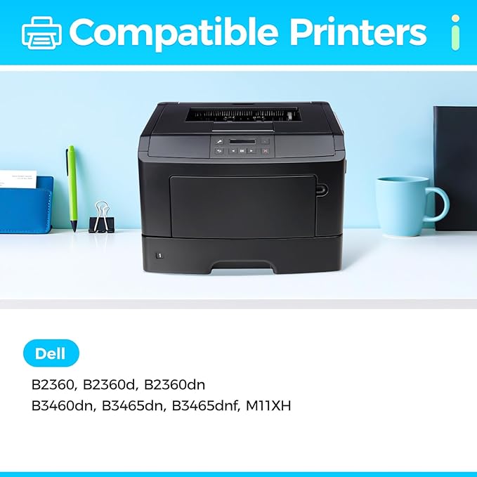 B2360 M11XH Toner Cartridge Black Replacement - Image 2