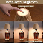 WILIT Wireless Bottle Lamp Shades, 3-Level Brightness Wine Bottle Lights - Image 4