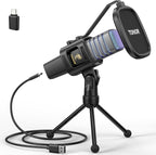 TONOR RGB USB Microphone, Cardioid Condenser Computer PC Mic by TONOR