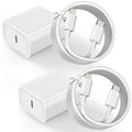 2Pack iPhone Fast Charger, Type C Charger Fast Charging Power Delivery Fast by TrimDish
