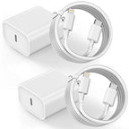 2Pack iPhone Fast Charger, Type C Charger Fast Charging Power Delivery Fast by TrimDish