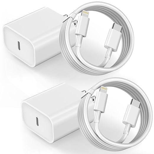 2Pack iPhone Fast Charger, Type C Charger Fast Charging Power Delivery Fast by TrimDish
