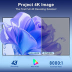 Mini Projector with Wifi and Bluetooth 5.4, Portable Proyector 4K Support - Image 3