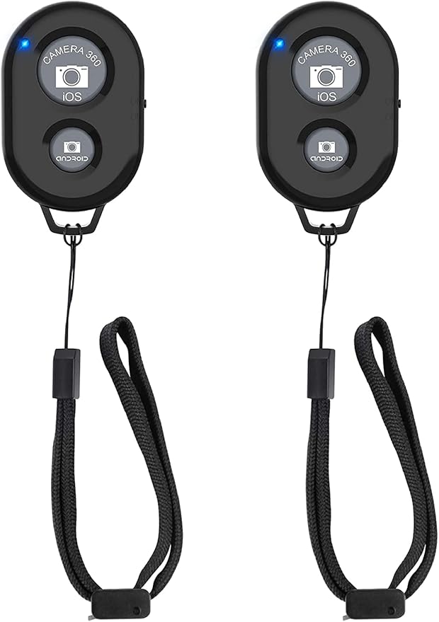Wireless Camera Remote Shutter for Smartphones, zttopo Wireless Phone Camera by Zttopo