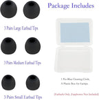 Earbud Tips Replacement Earbud Tips Ear Bud Replacement Pieces Silicone Soft - Image 2