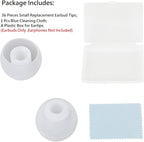 36 Pieces Small Earbud Tips Soft and Comfortable Ear Bud Replacement Pieces - Image 6