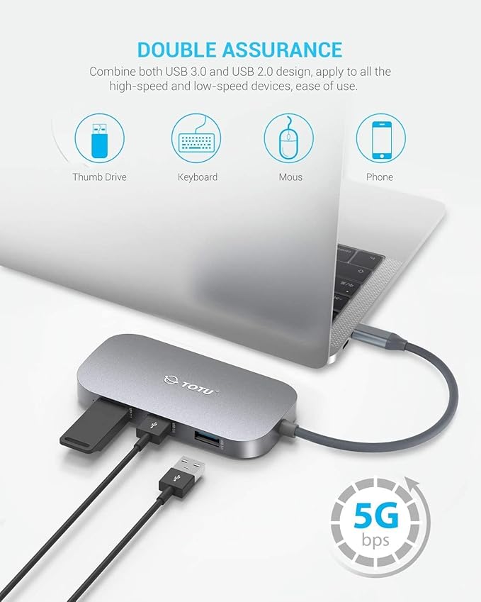 USB C Hub, 9-in-1 Type C Hub - Image 5