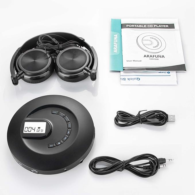 CD Player Portable, Rechargeable Portable CD Player - Image 7