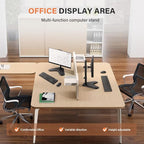 KKTONER Single Computer Monitor Stand Metal Base Free Standing Desk Vesa Mount - Image 7