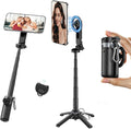 Mini Magnetic Selfie Stick, 360° Rotation Carbon Fiber Cell Phone Tripod by XOSimpleisBeauty