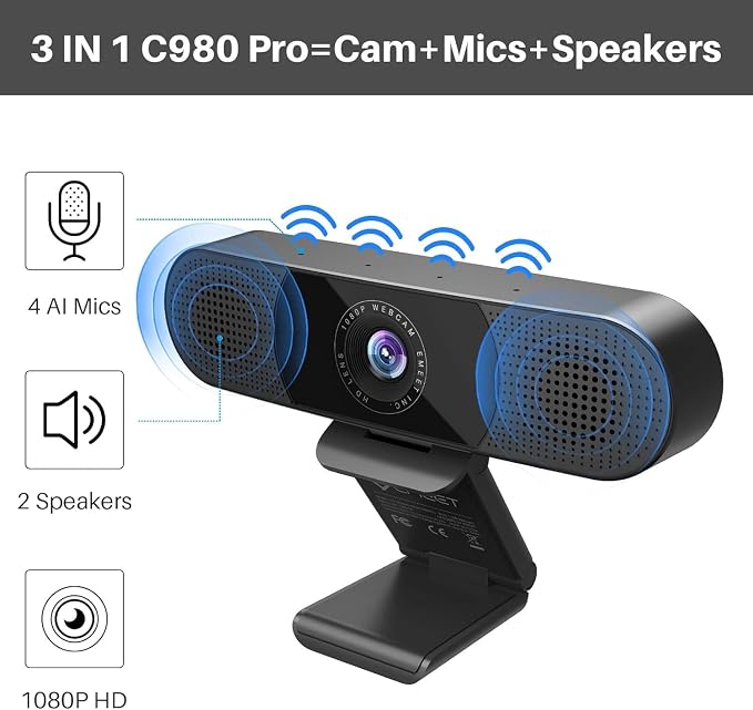 EMEET 3 in 1 Webcam - Image 2