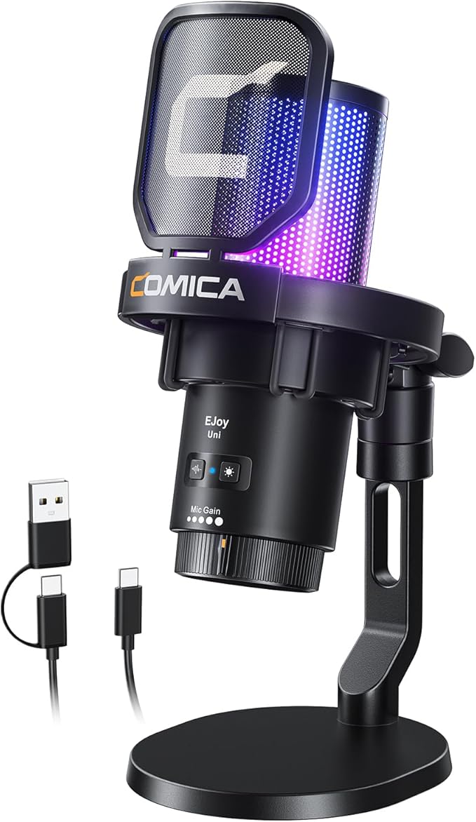 COMICA Ejoy Uni USB Gaming Microphone by COMICA
