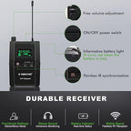 Phenyx Pro PTM-10 Stereo Wireless in Ear Monitor System Bodypack Receiver - Image 3