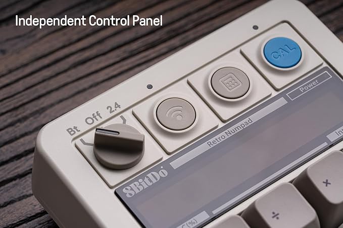 8Bitdo 18 Key Retro Mechanical Numpad, Supports PC & Standard Calculator Mode - Image 5
