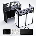 Portable DJ Booth Table, Foldable DJ Table Stand Portable by lunacme