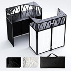 Portable DJ Booth Table, Foldable DJ Table Stand Portable by lunacme