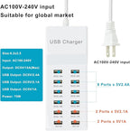 Multiple USB Charger Station 12 multiport Charger Station Hub - Image 2