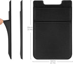 2 Pack Stick On Wallet Sleeve Cell Phone Pocket Card Holder Pocket Pouch - Image 6