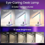 WILIT Desk Lamp for College Dorm Room, Sound Reactive RGB Lamp, Gamer Room Decor - Image 6
