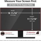 22 Inch Computer Privacy Screen Shield - Image 2