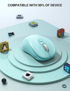 Trueque Wireless Mouse for Laptop, 2.4GHz Ergonomic Computer Mouse - Image 8