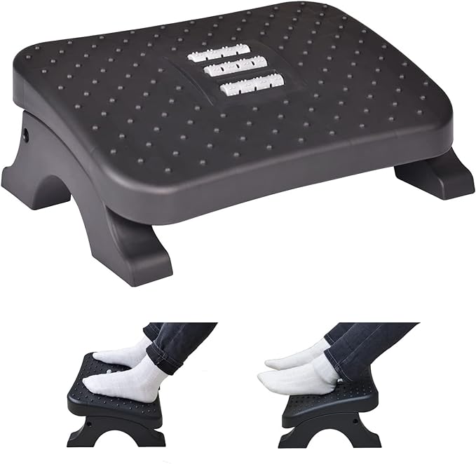 Scalebeard Under Desk Footrest, Ergonomic Foot Stool by Scalebeard