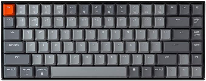 Keychron K2 75% Layout Bluetooth Wireless Mechanical Keyboard K Pro Brown by Keychron