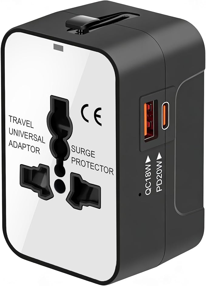 Universal Travel Adapter Worldwide, GaN Fast Charging by MINGTONG