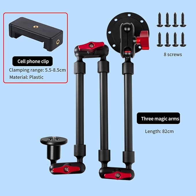 Adjustable Mobile Phone Holder for Desk, Wall Mount and Ceiling Mount Bracket - Image 2