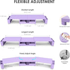 OPNICE Desk Organizers and Accessories, Dual Computer Monitor Stand Riser - Image 3