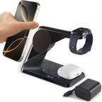 3 in 1 Charging Station for Apple Devices, Mag-Safe Charger Stand, Wireless by METAYA
