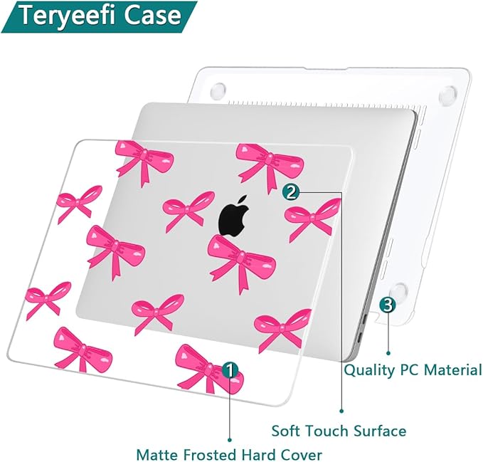 Teryeefi for MacBook Pro 13 inch Case 2024, 2022-2016 Release Model M2 M1 A2338 - Image 5