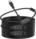 LDKCOK 100FT Active USB Extension Cable 2.0 Male to Female by LDKCOK